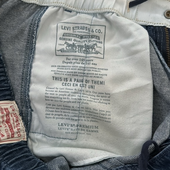 Levi’s - lightweight, soft denim look draw string pant. Comfy. Size: S. BLUE - Picture 9 of 14